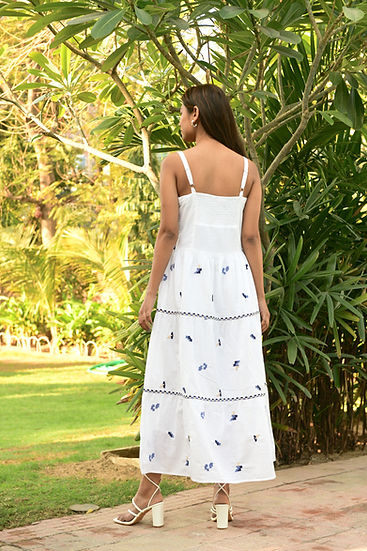 AZURE and INDIGO Paradise Midi - White