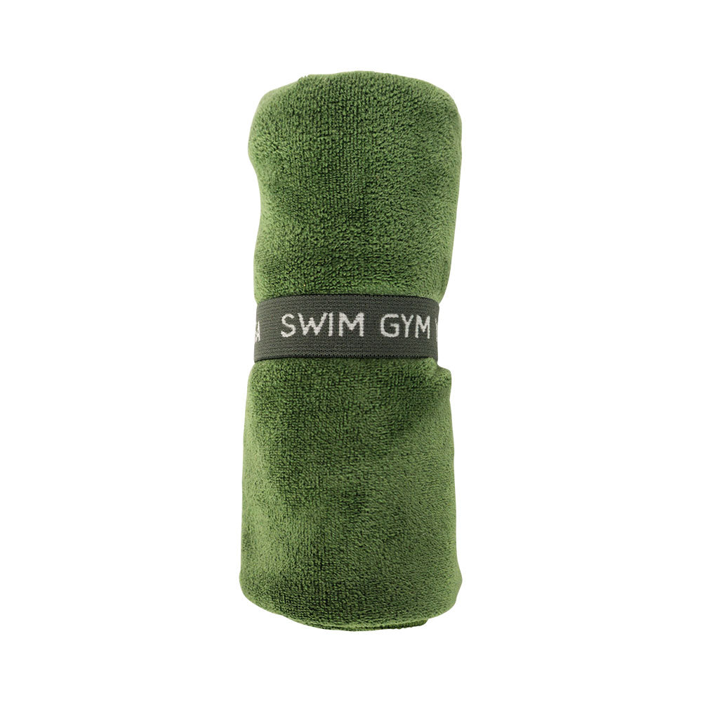 Pilates Socks & Sports Towel Olive Gift Set