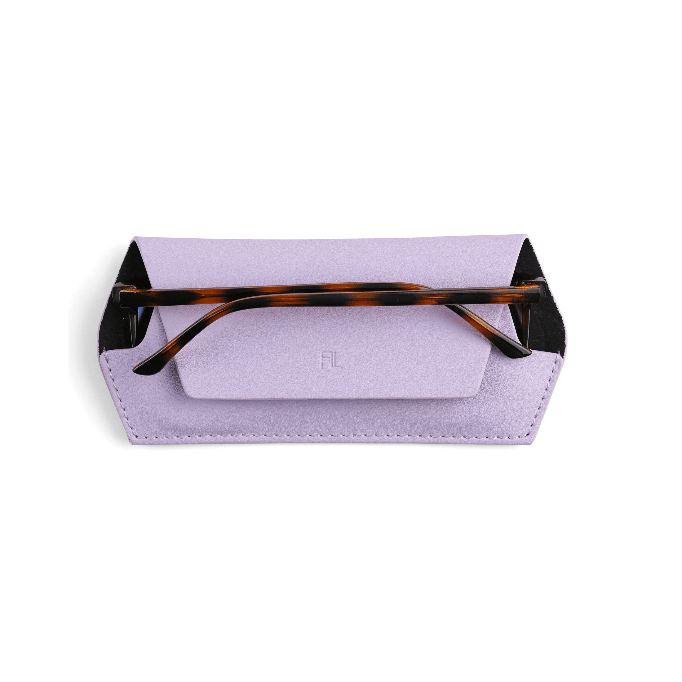 Fox and Leo Glasses Case - Lilac