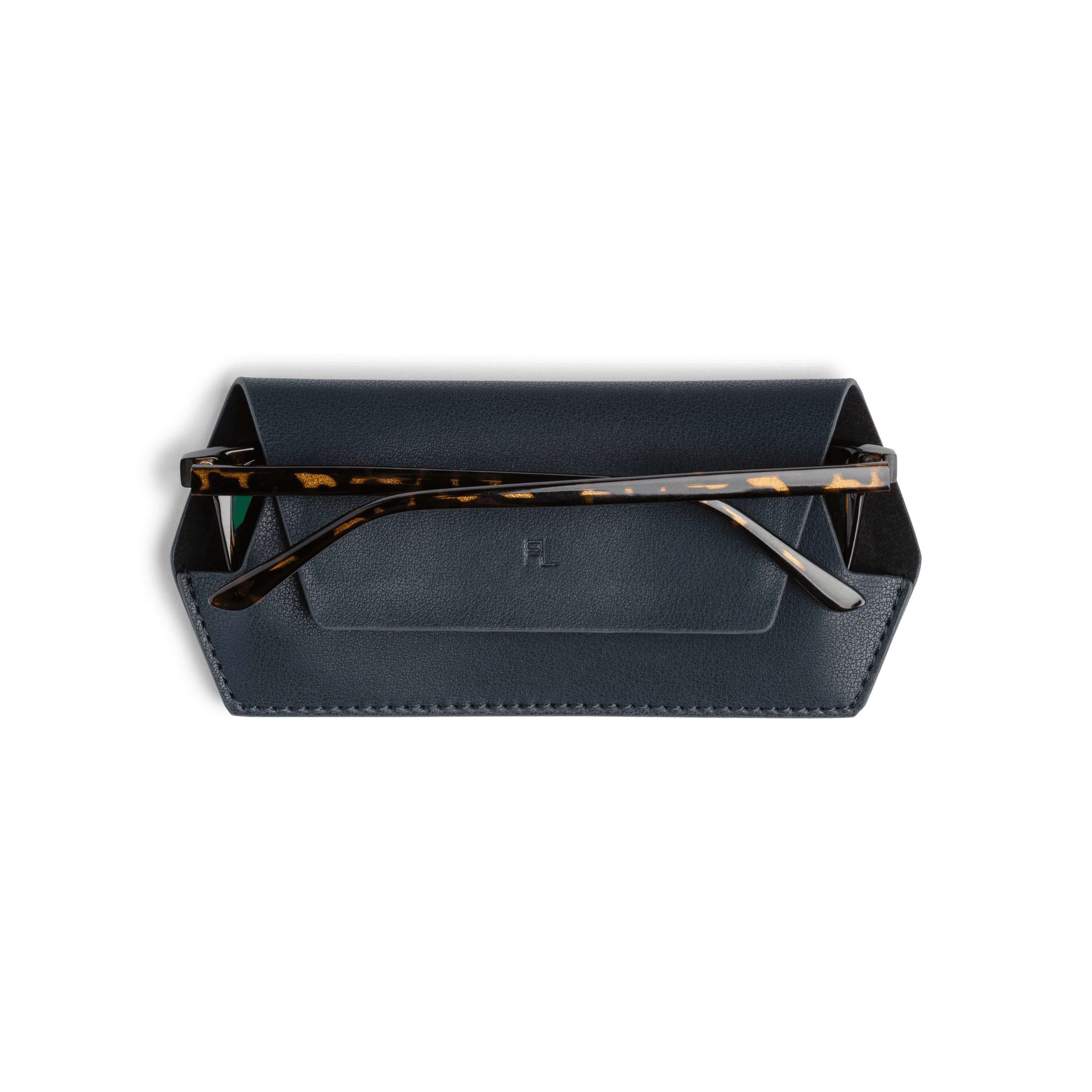 Fox and Leo Glasses Case - Navy