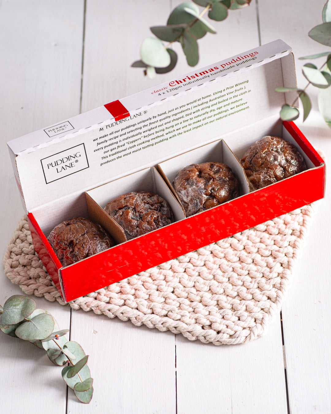 Classic Christmas Puddings - 120g - 4 x 1 (Gift Boxed)