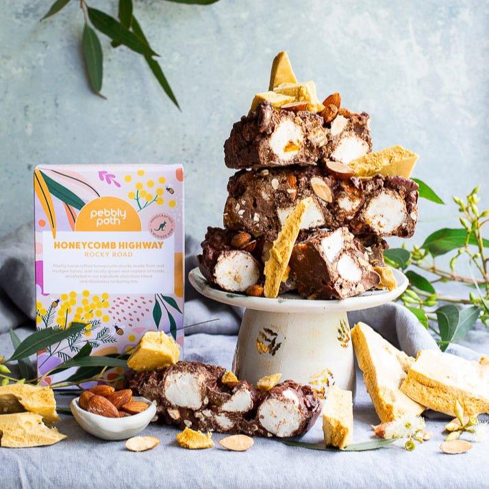 Honeycomb Highway Rocky Road - 100g - Pebbly Path