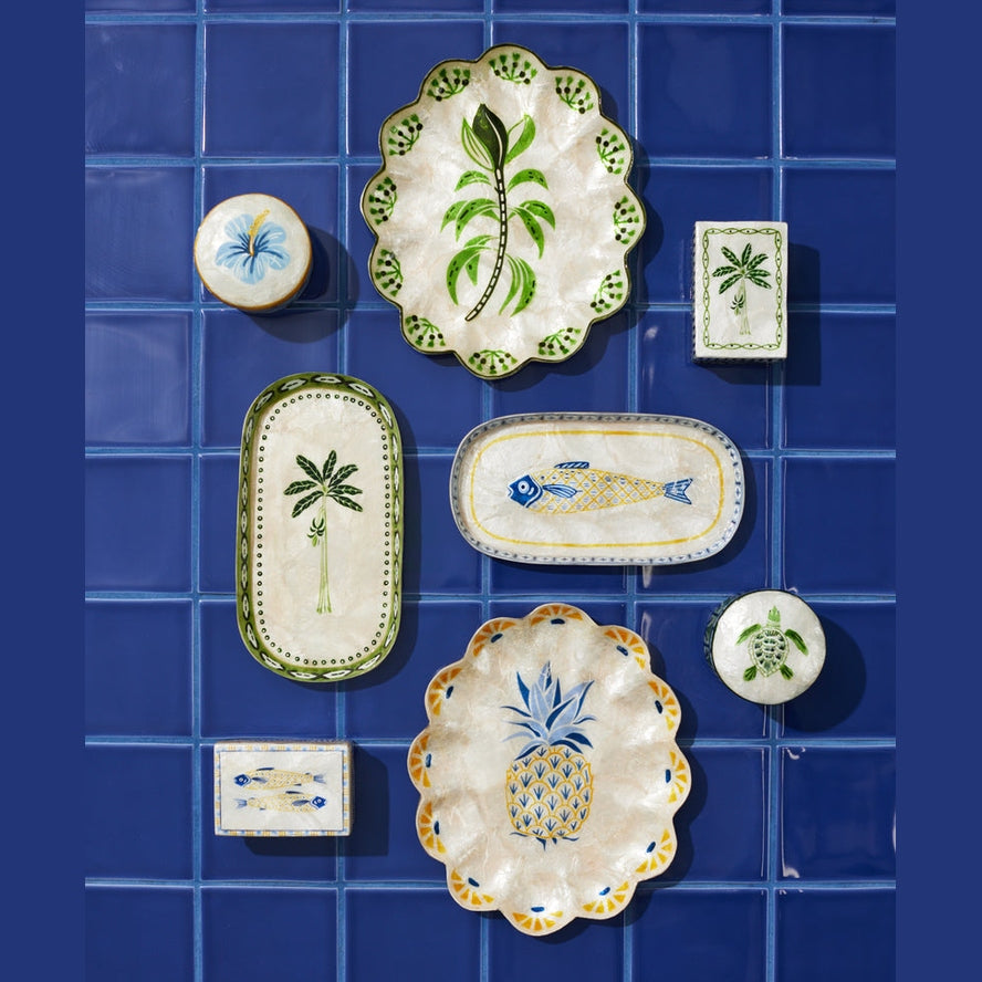 Atlantic Green Palm Box