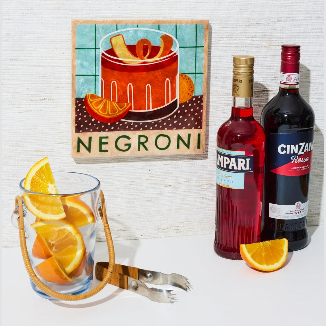 Jones & Co HAPPY HOUR NEGRONI TILE