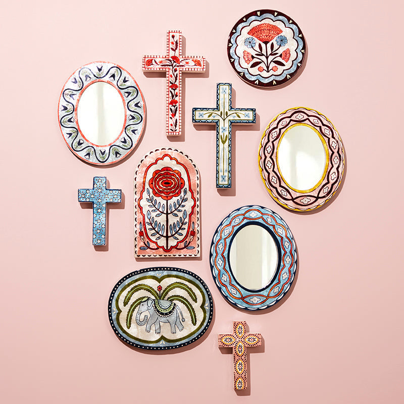 Samira Small Cross - Blue Lotus