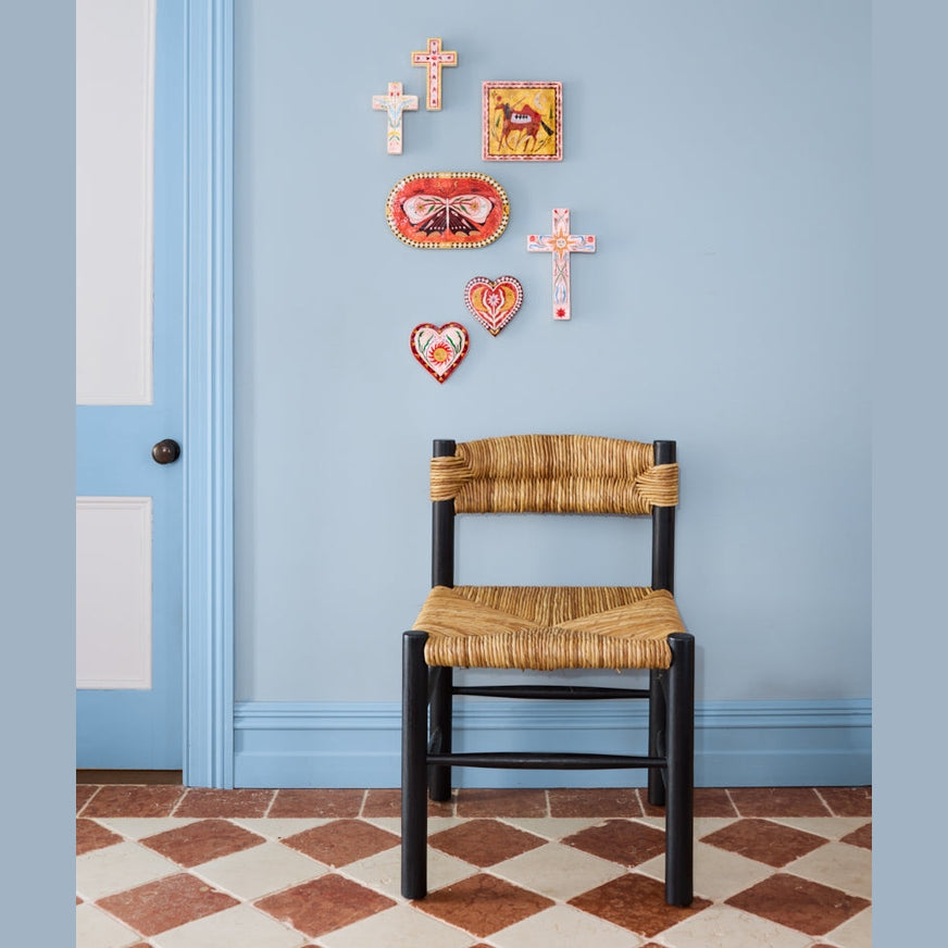 JONES & CO FABLE BUTTERFLY PINK OVAL