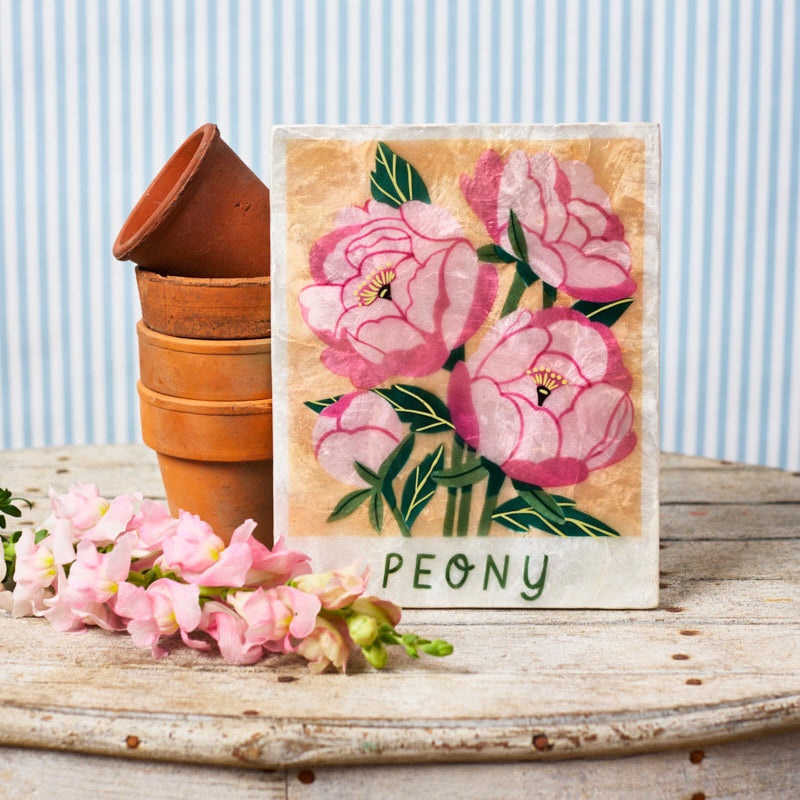 Market Wall Art - Peony