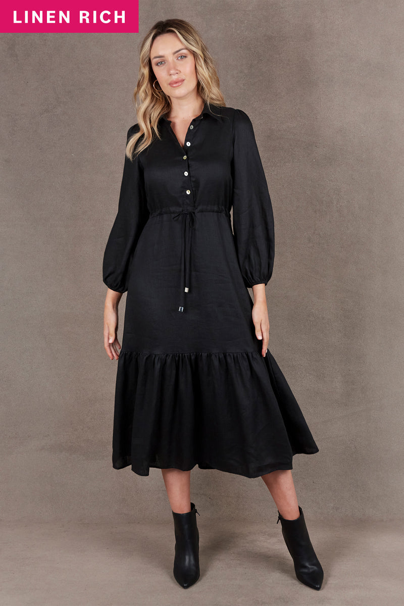 NAMA SHIRT DRESS - EBONY