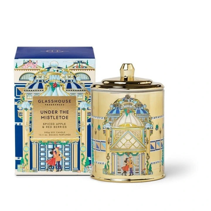 Under The Mistletoe Spiced Apple & Red Berries - 380g Triple Scented Soy Candle