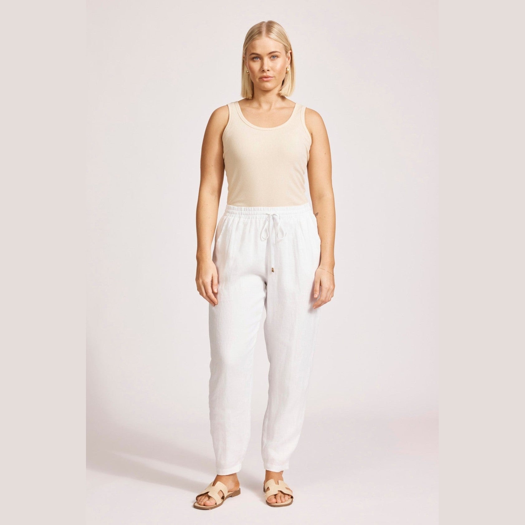 Miramar Pant - White - Eb & Ive
