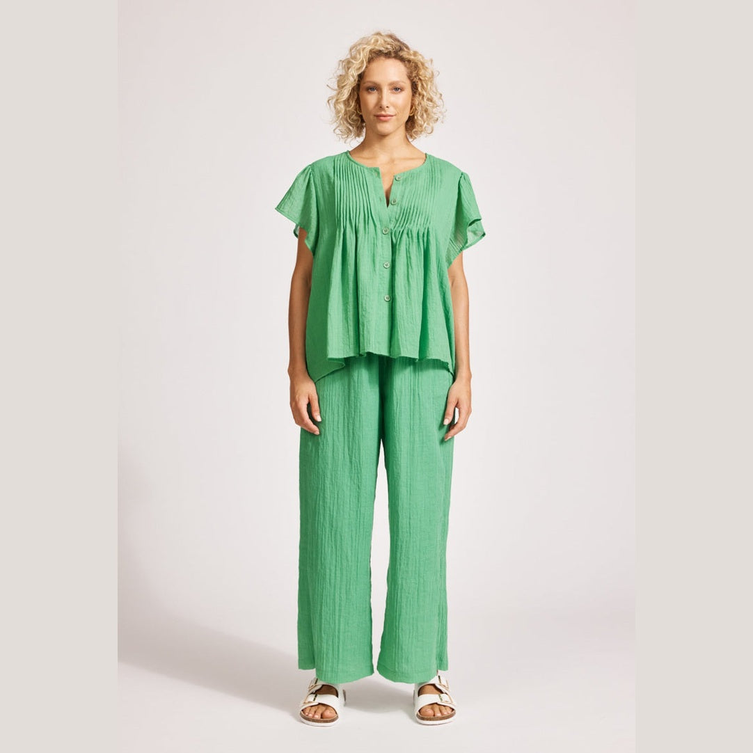Orsula Button Top - Jade