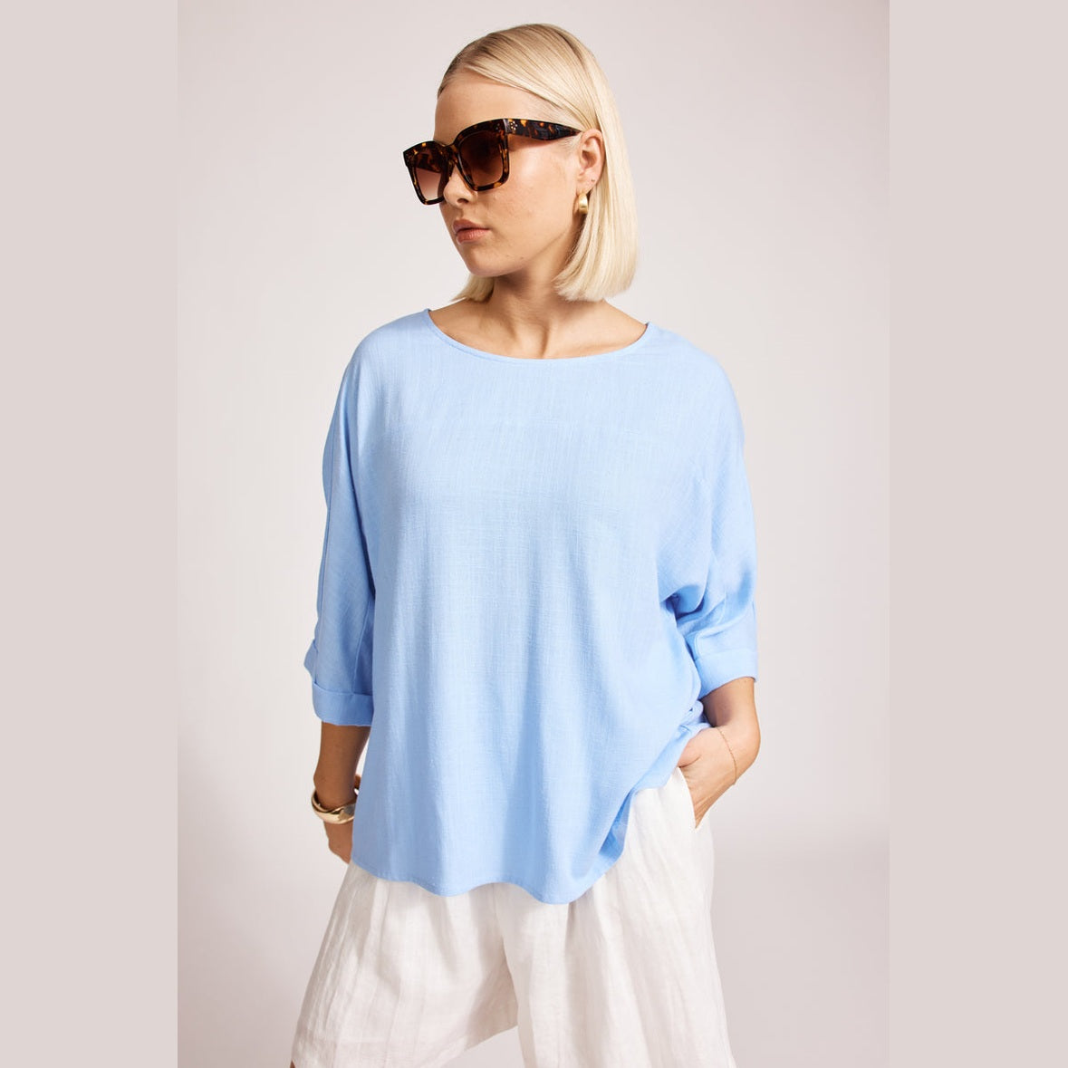 Alesia Relaxed Top - Belize - One Size