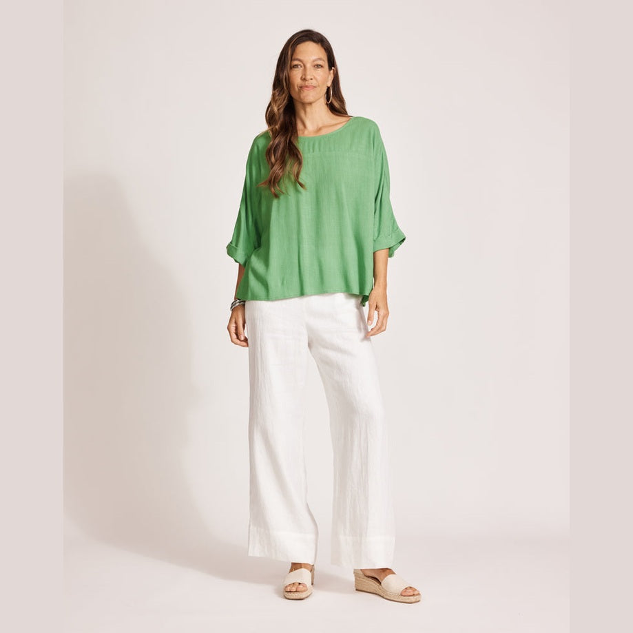 Alesia Relaxed Top - Jade - One Size
