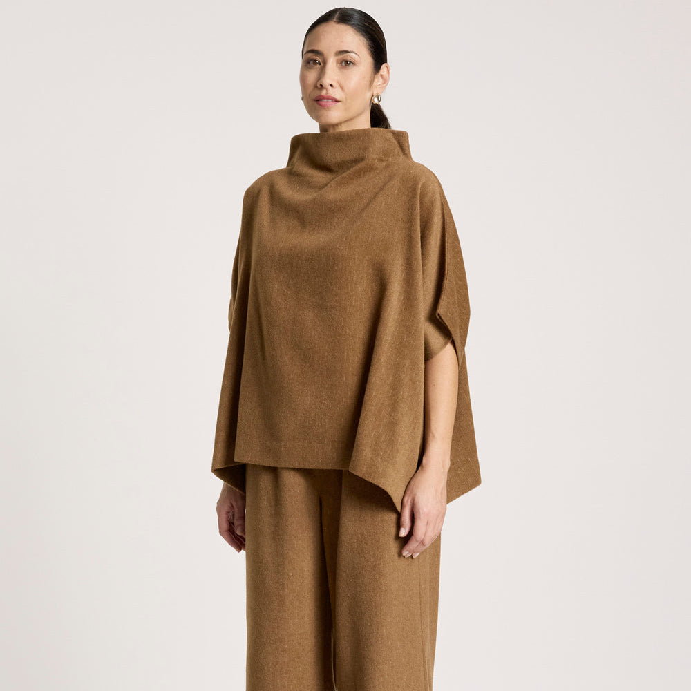 Azul Poncho - Clay