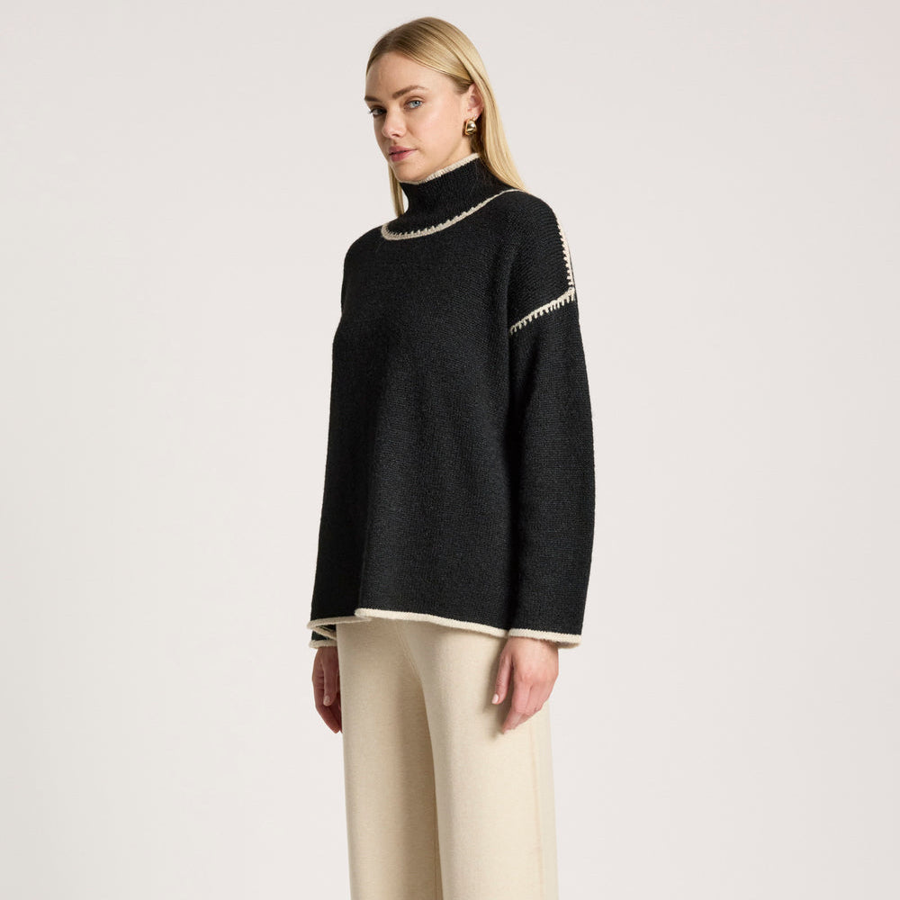 Orin Jumper - Black/Dune