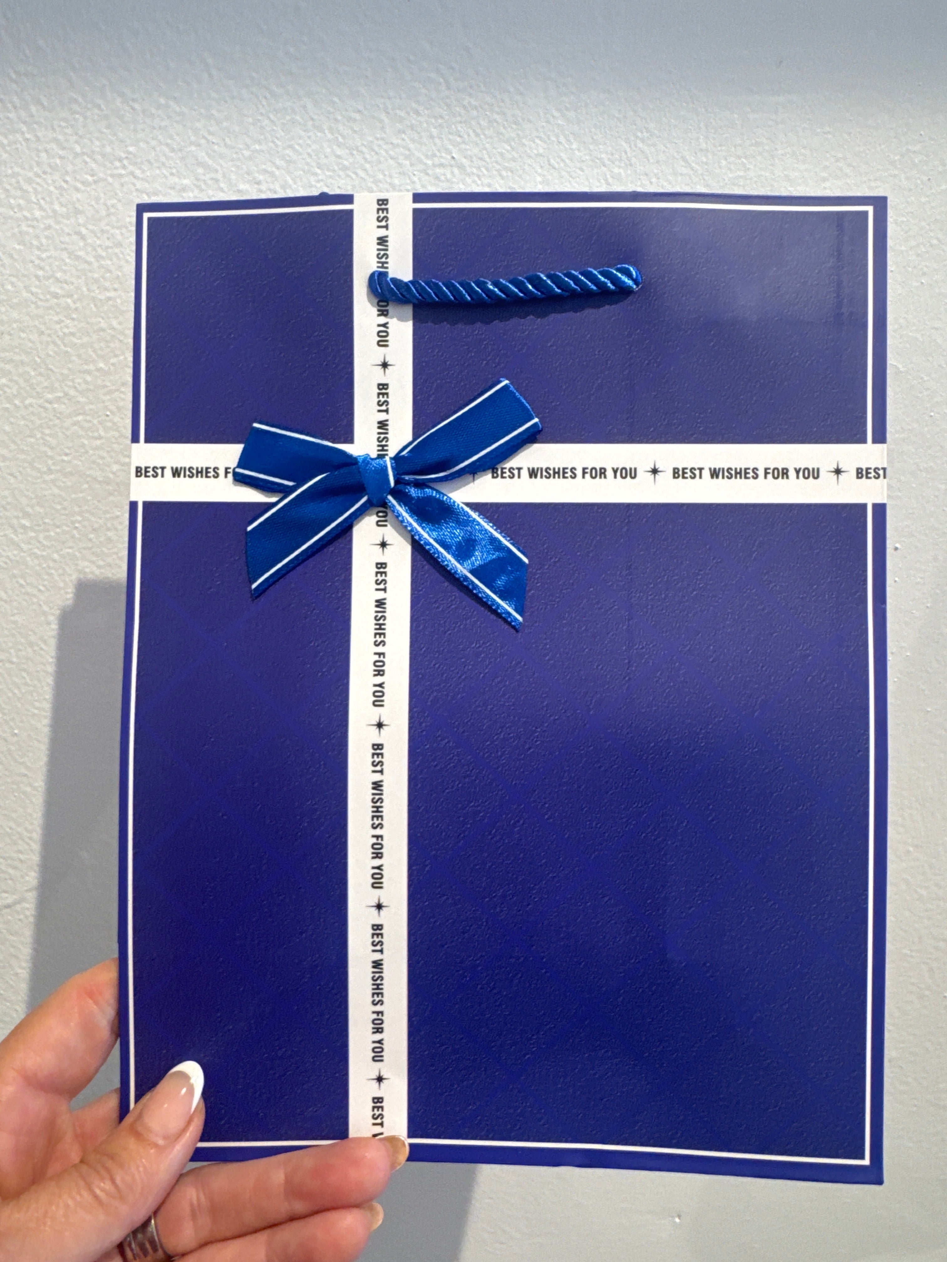 Small Cobalt Blue Gift Bag