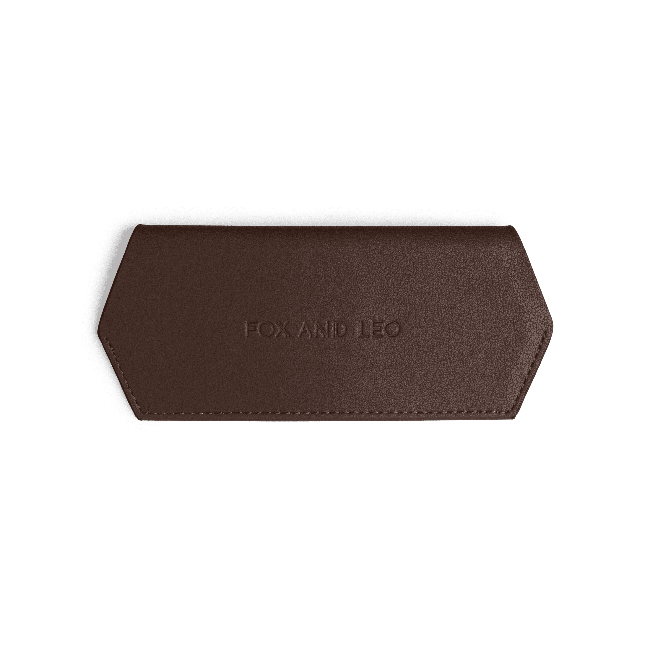 Fox and Leo Glasses Case - Chocolate