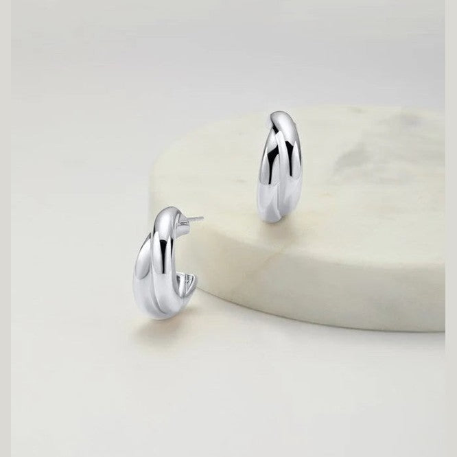 Peyton Hoop - Silver