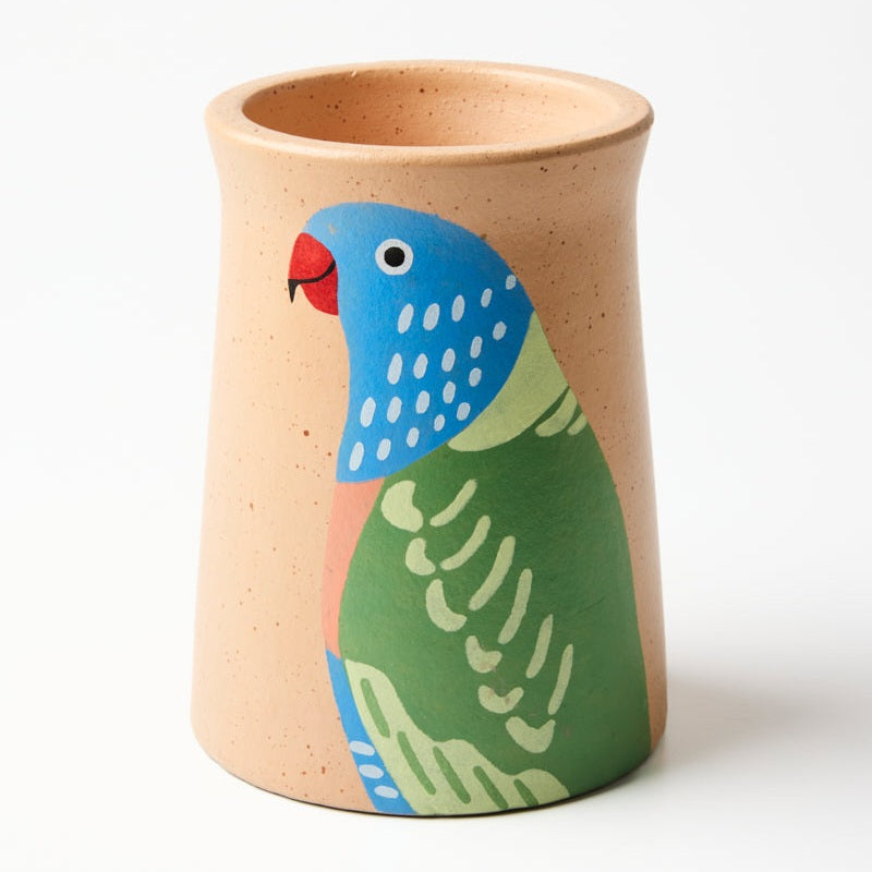 Aerial Lorikeet Vase