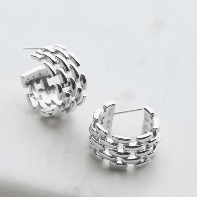 Rosie Hoop - in Silver & Gold