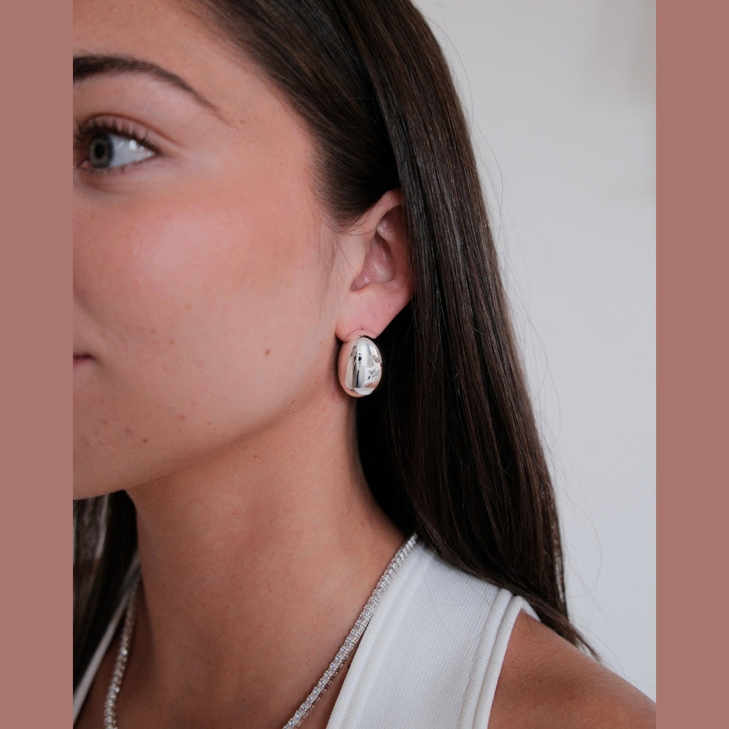 Ava Earring - in Silver & Gold