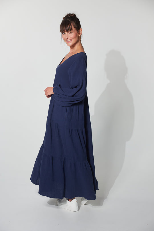 SKYE MAXI DRESS - MIDNIGHT