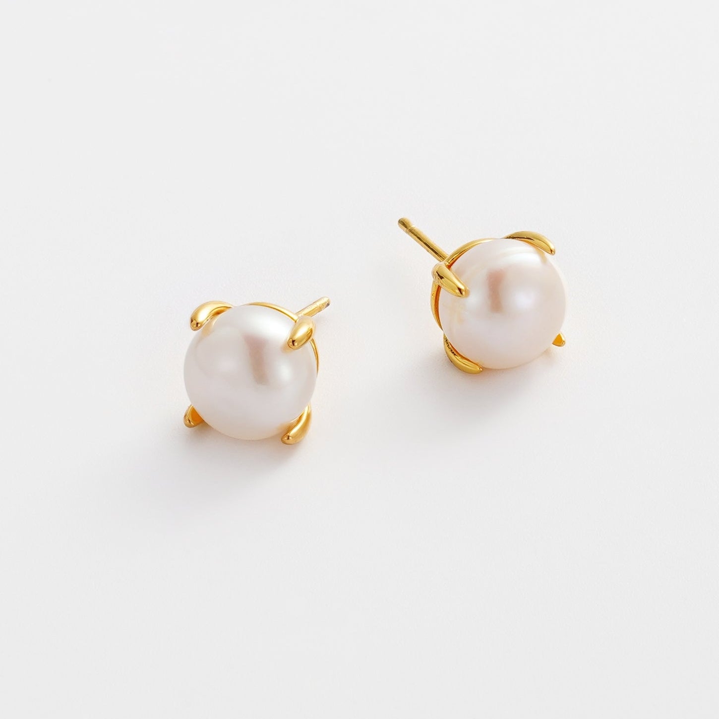 Elise Pearl Stud - Gold
