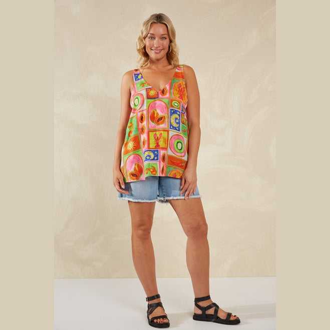 Portofino Tank - Spritz / Haven