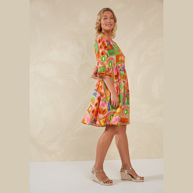 Portofino Tie Dress - Spritz / Haven