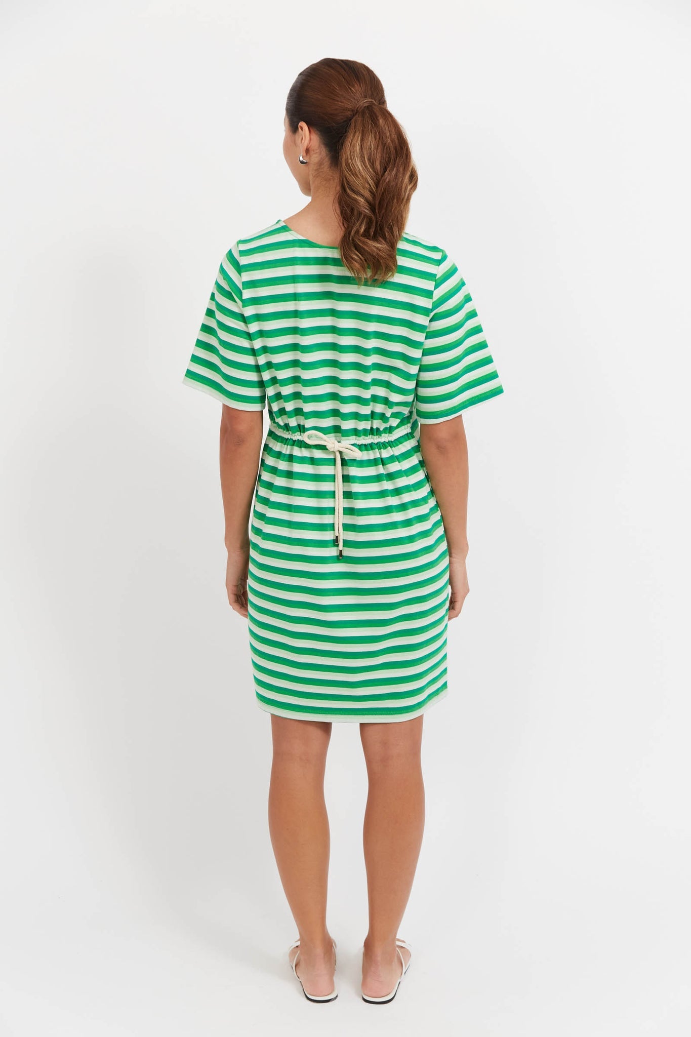 Limon Stripe T-Shirt Dress - Haven