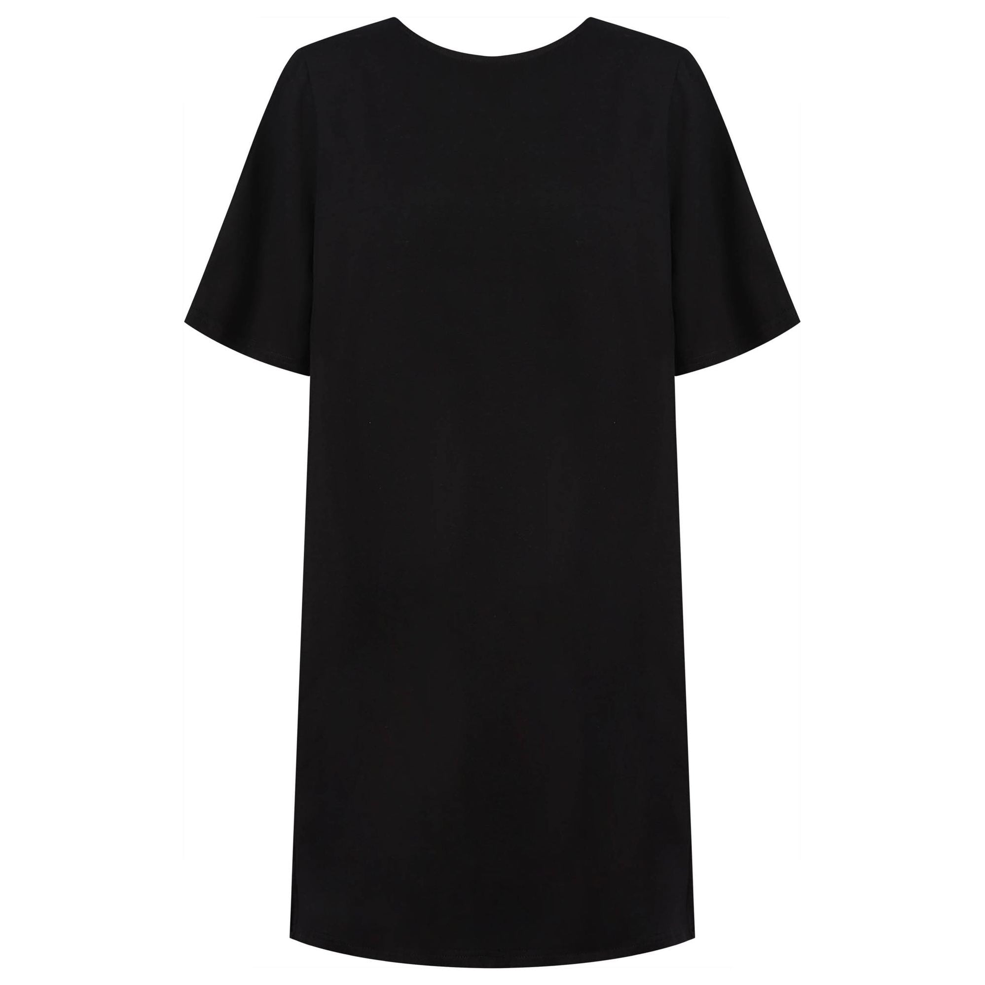 Jardin T-Shirt Dress Black - Haven