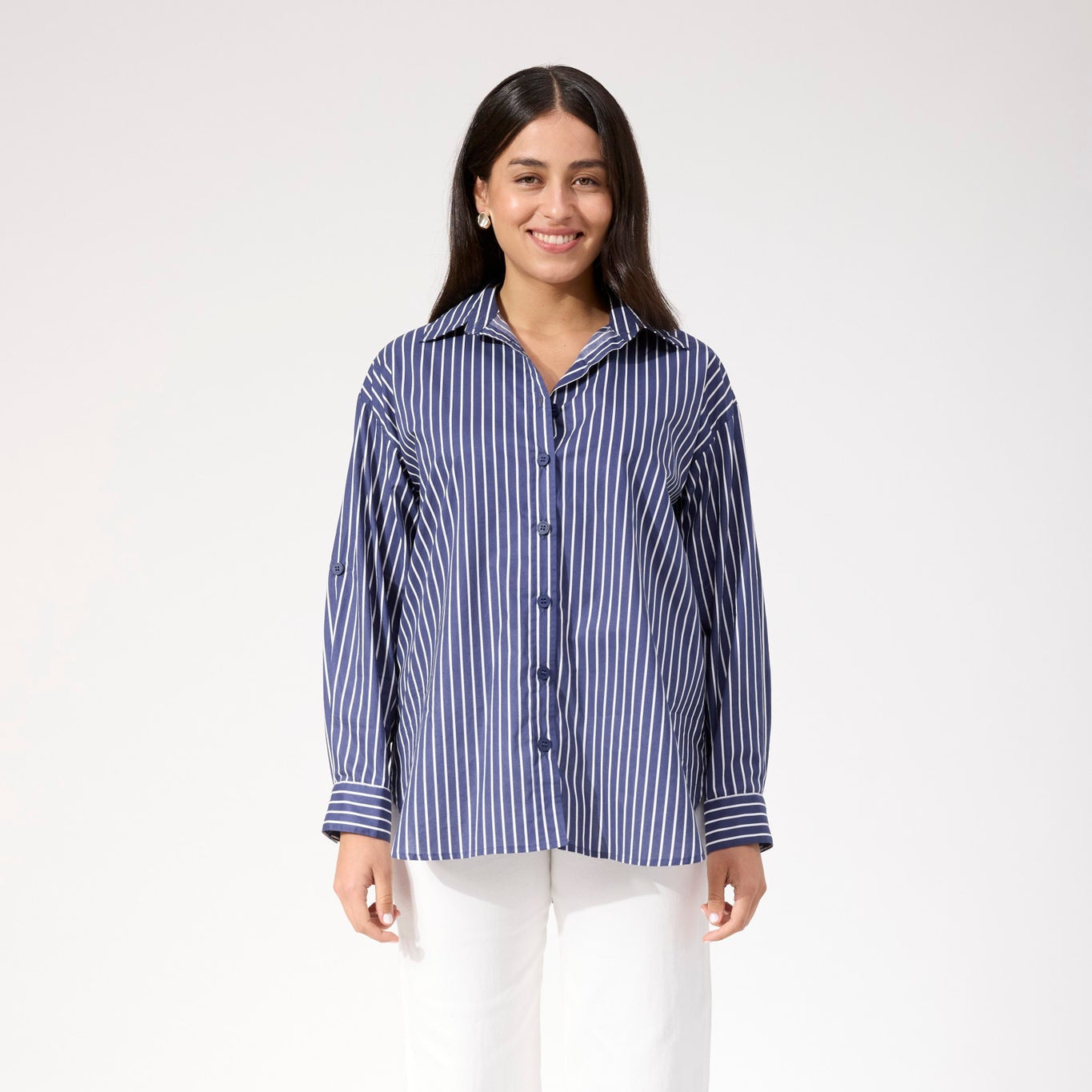 Fairbanks Stripe Shirt - Navy