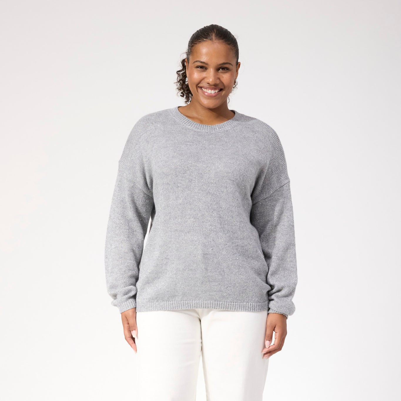 Salla Sparkle Jumper - Silver