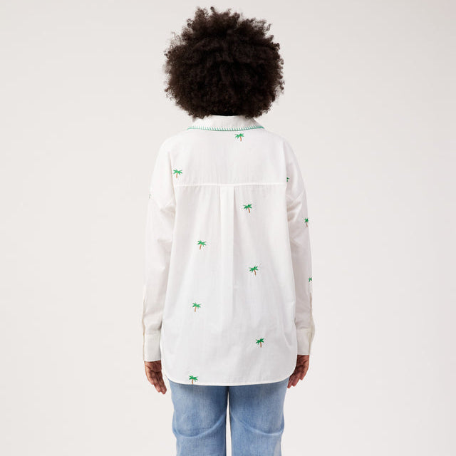 Mauritius Embroidered Shirt - White