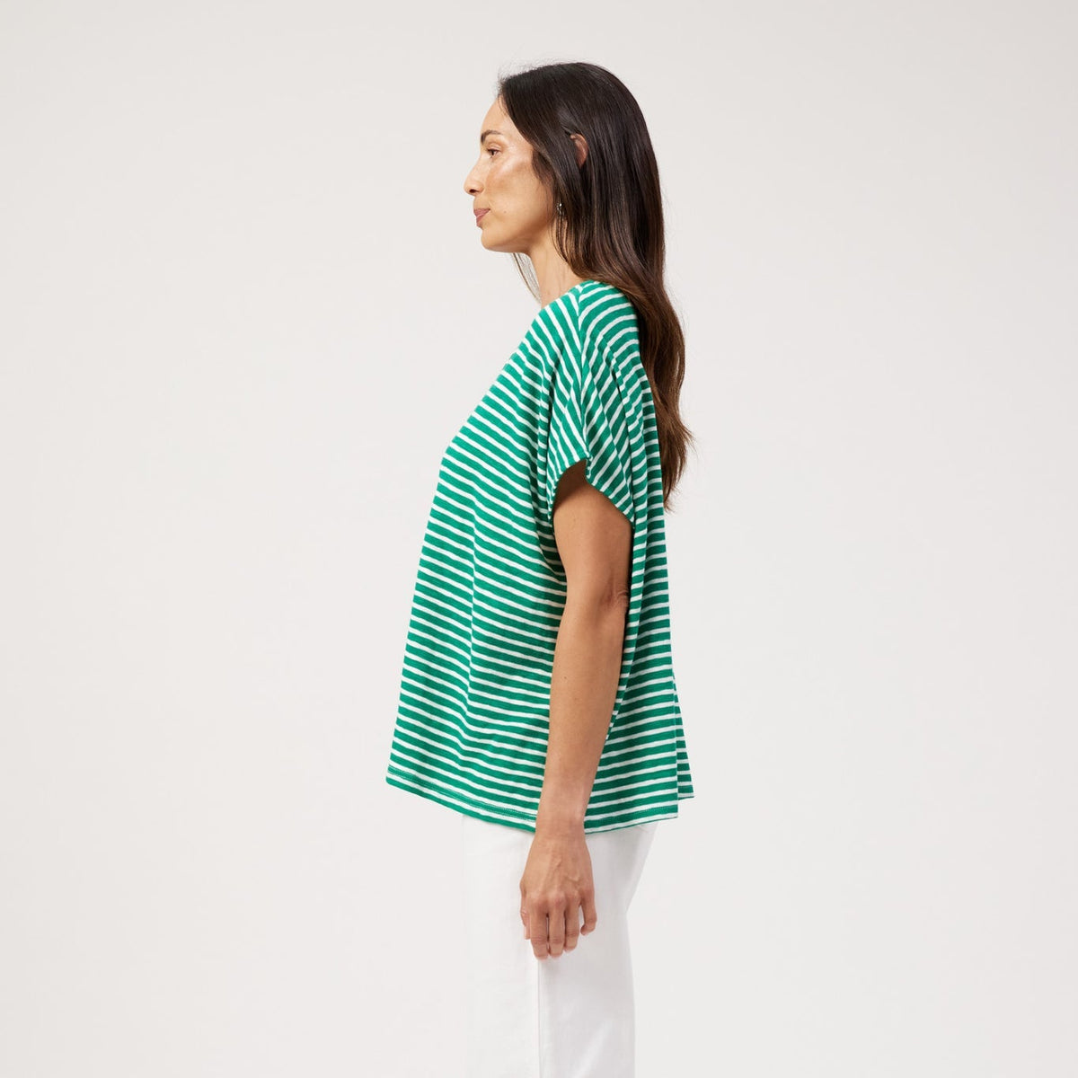 Tropea Stripe T-Shirt - Green