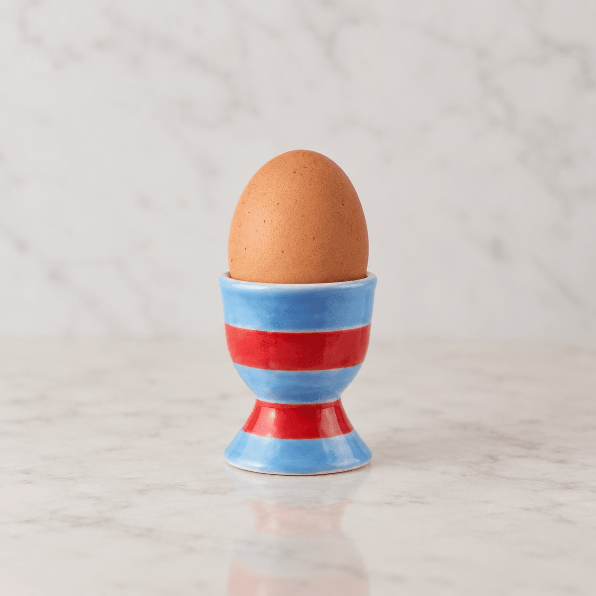 Egg Cup - Blue & Red