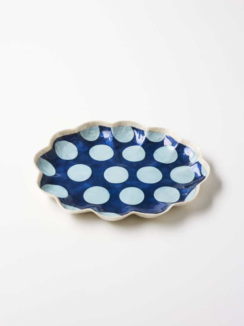Paradis Scallop Navy Tray