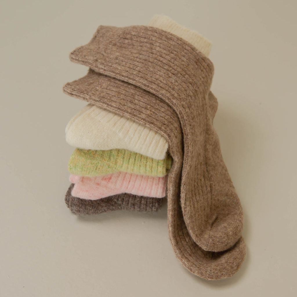 The Comfiest Socks - Light Brown S/M