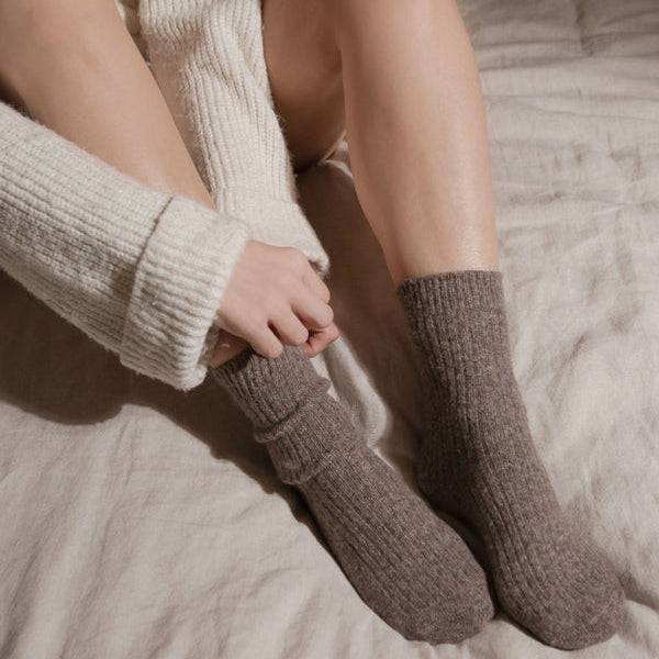 The Comfiest Socks - Light Choccy S/M