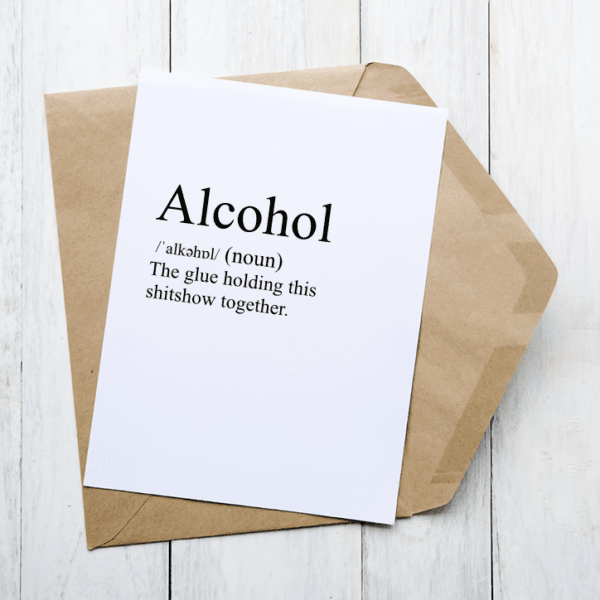 Alcohol - Card