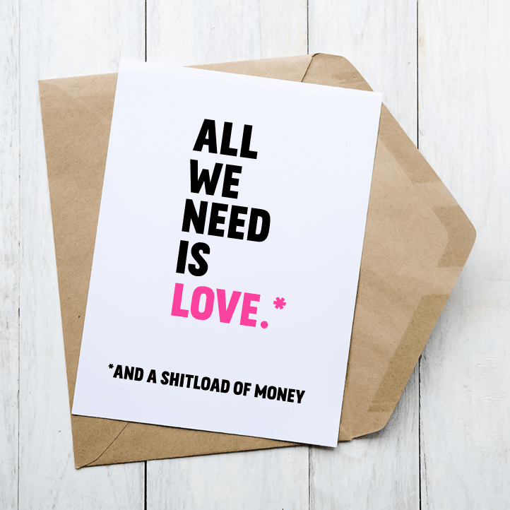 All We Need - Card