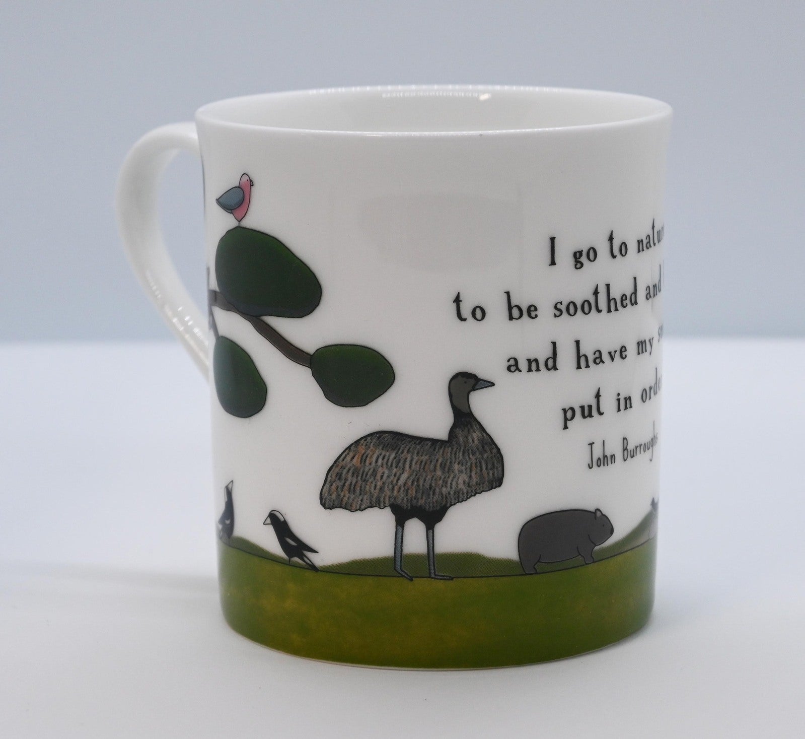 Red Tractor mug I Go To Nature