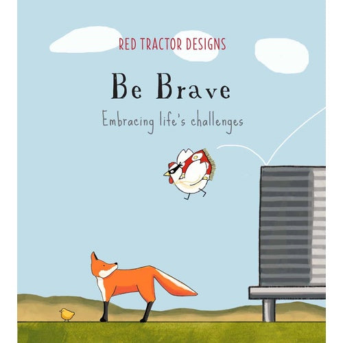 Red Tractor Be Brave - soft book