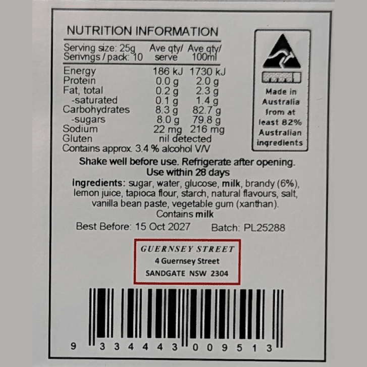 Brandy Sauce - Pudding Lane (Gluten Free)