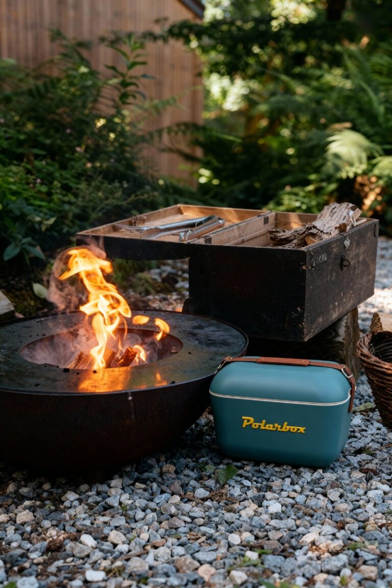 Polarbox Classic Portable Cooler 12L - Marine w/ Mustard **in store pick up only**