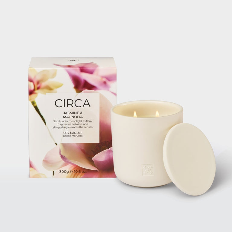 CIRCA Jasmine & Magnolia Soy Candle - 300g