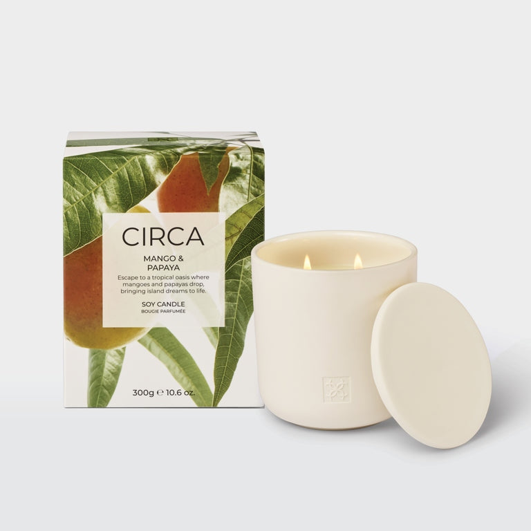 CIRCA Mango & Papaya Soy Candle - 300g