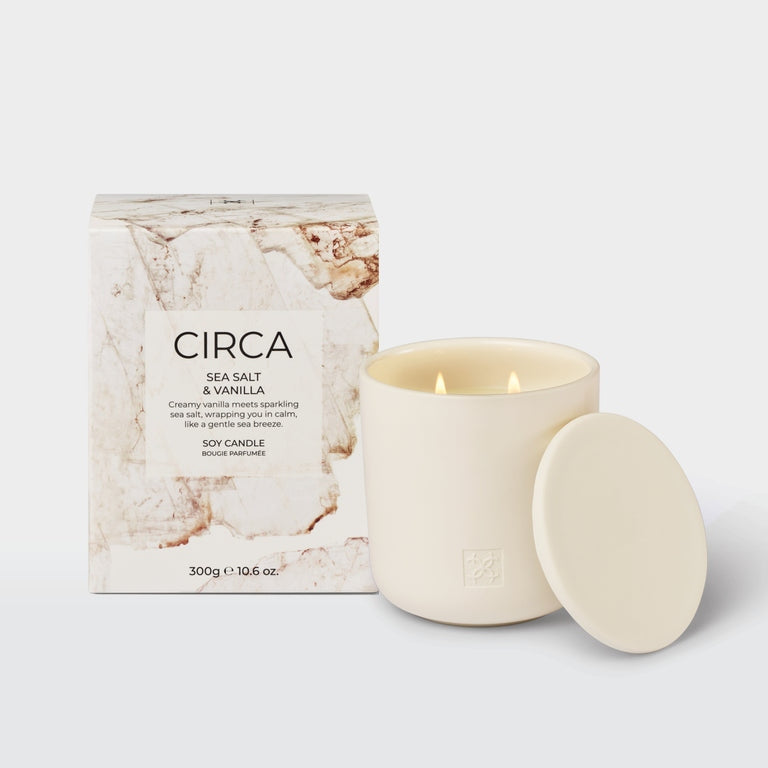 CIRCA Sea Salt & Vanilla Soy Candle - 300g