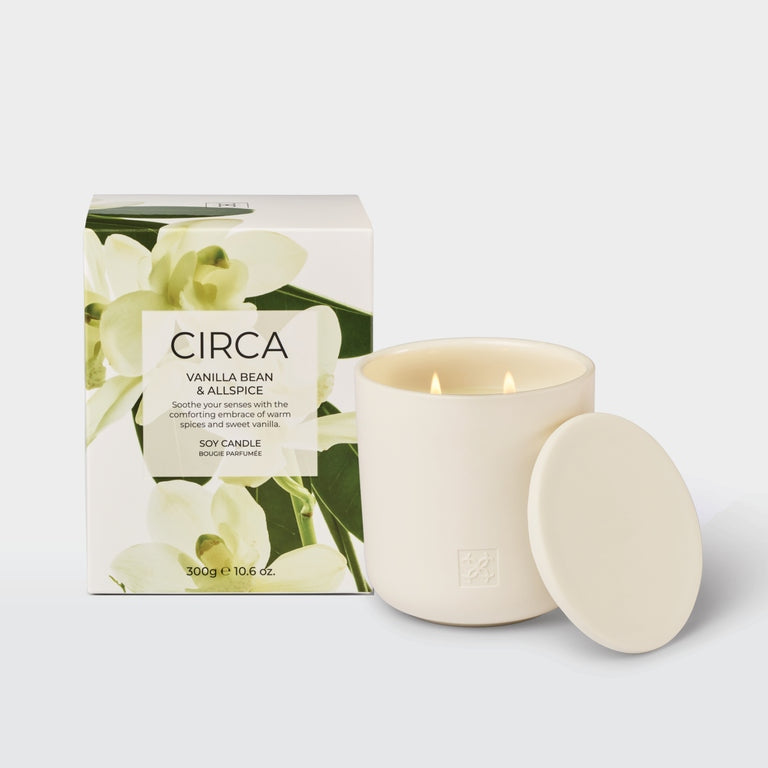 CIRCA Vanilla Bean & Allspice Soy Candle - 300g