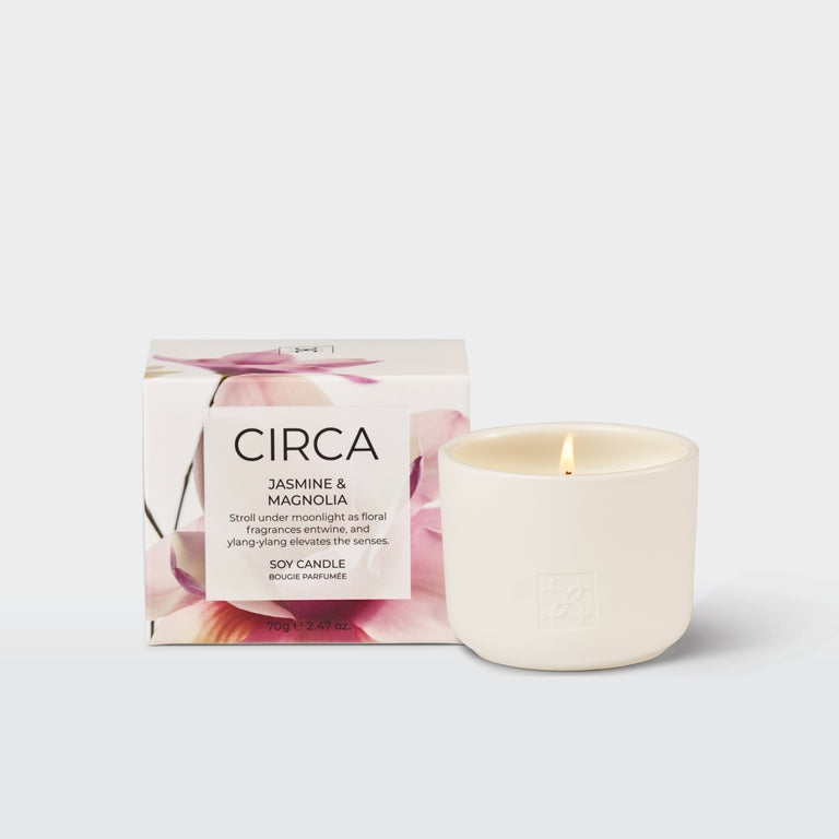 CIRCA Jasmine & Magnolia Soy Candle - 70g